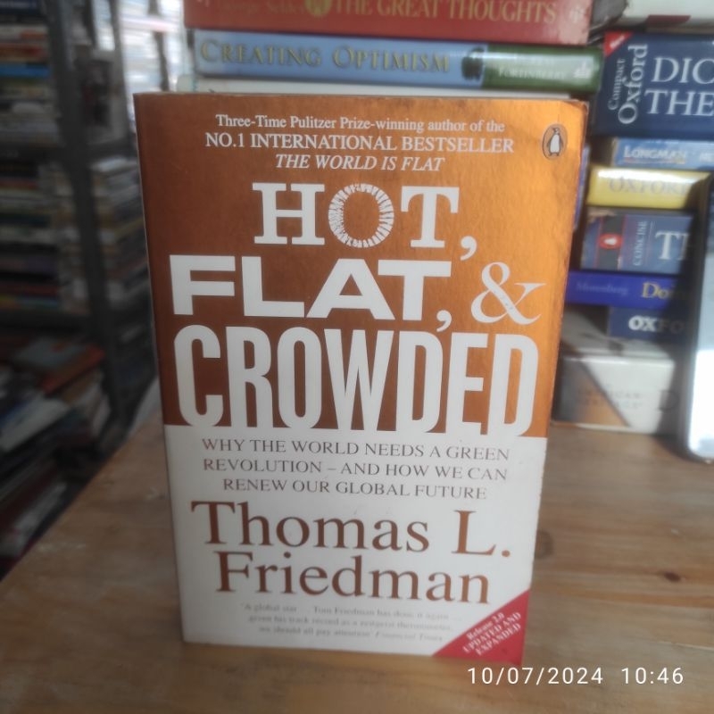 Buku HOT FLAT, & CROWDED by Thomas L. Friedman