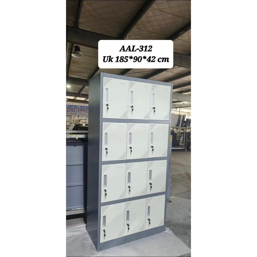 Lemari Loker Locker Cabinet 12 Pintu Full besi