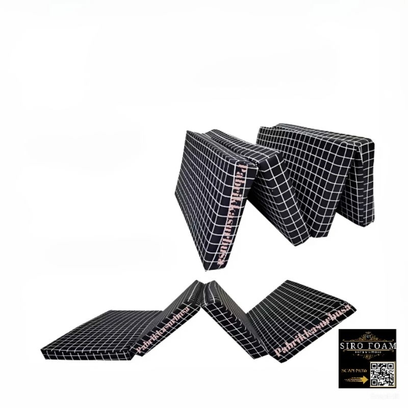 SIRO Kasur Lipat Busa 160x200 TEBAL 10CM - Kasur Busa Lipat 4