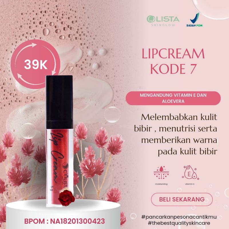 Lip Cream Colista Skincare