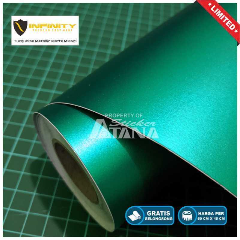 SCOTLET MOTOR HIJAU TOSKA METALIC DOVE  STIKER MOTOR DOFF MATTE SCOTLITE CROME BERKUALITAS