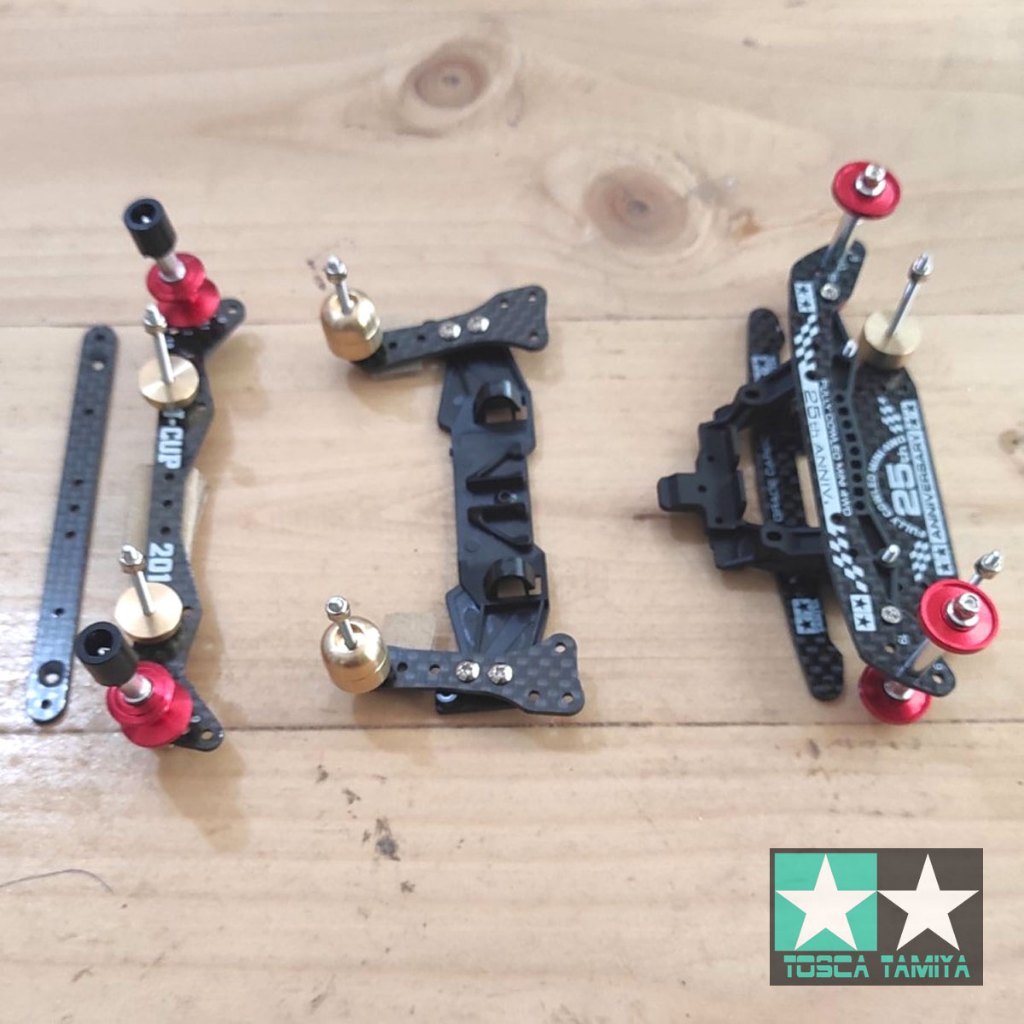 Tamiya Side Damper HG Carbon Full sett for Super 2