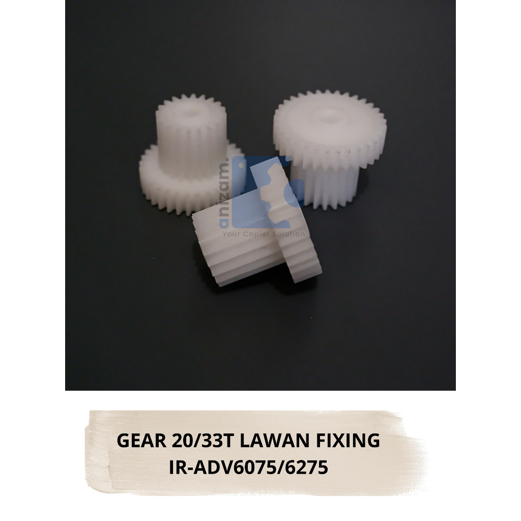 Gear 20/33T Lawan Gear Motor Fixing Canon iRA Advance 6075 / 6275 Lokal Bubut
