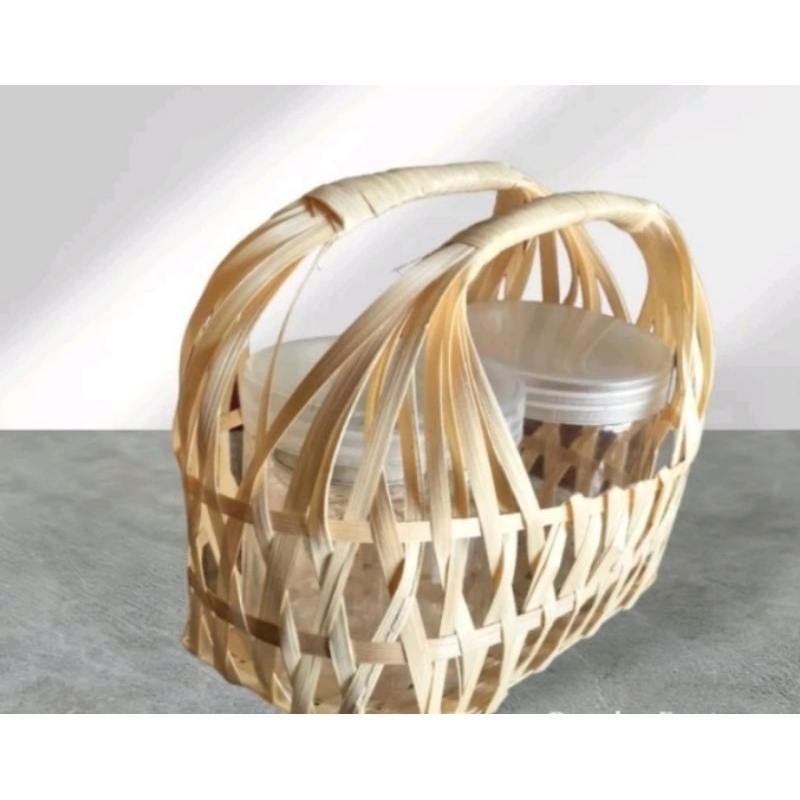 Tas Bambu/ Keranjang Bambu/ Tas Jinjing/ Tas Souvenir Bambu