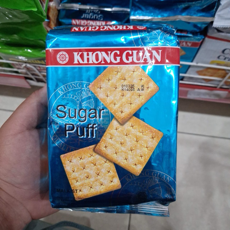 

Khong Guan Sugar Puff malkist 275gram