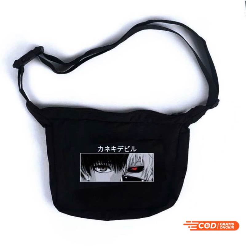 Tas selempang pria murah Sling bag cowok distro anti air waterproof Original Sling   Bag Wanita Baha