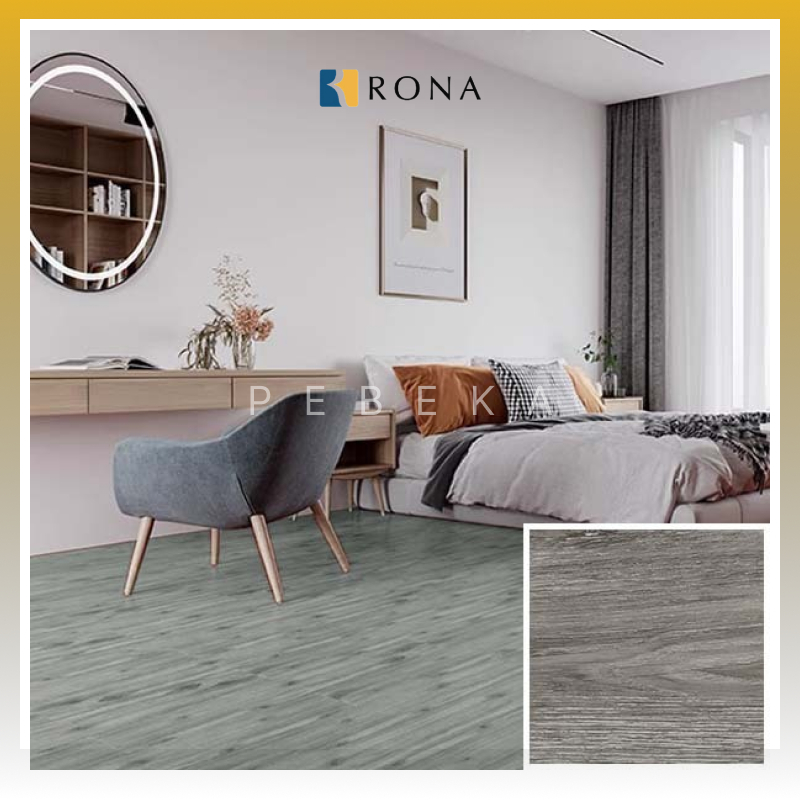 Stiker Lantai Vinyl Premium Motif Kayu Tebal 1.5 mm