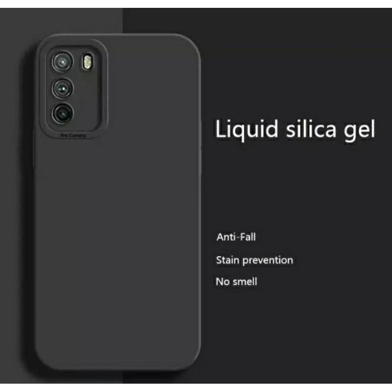 SOFTCASE FULL BLACK SAMSUNG A02S/ M02S/ A03S TPU CANDY CASE PRO PELINDUNG CAMERA HITAM POLOS
