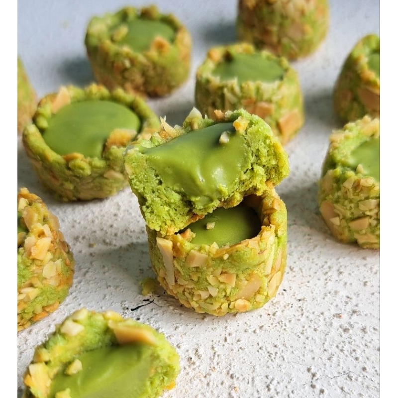 

Greentea Almond Cookies toples 250gr