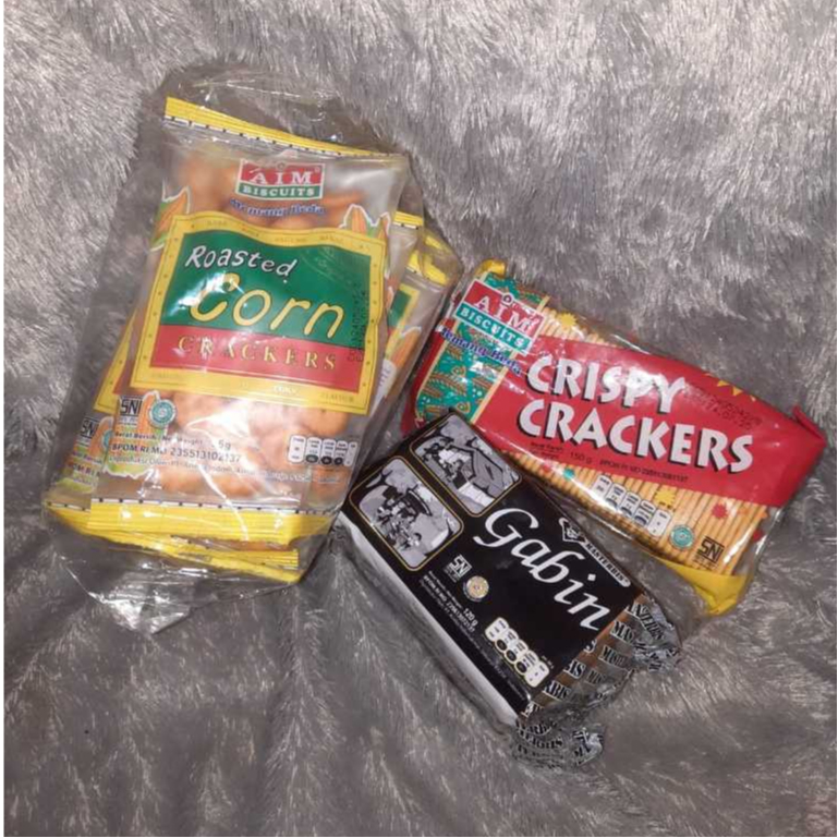 

AIM BISCUIT - CRISPY CRACKER - ROASTED CORN - GABIN MASTERBIS BISCUIT SG