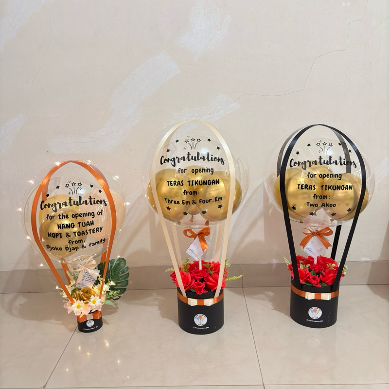 

balonbalonjkt - buket balon / balon opening / balon kelahiran / hotair balloon / bobo balloon / bobo balon / balon bunga / kado balon