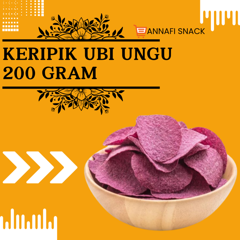 

KERIPIK UBI UNGU 200 GRAM // KERIPIK // CEMILAN