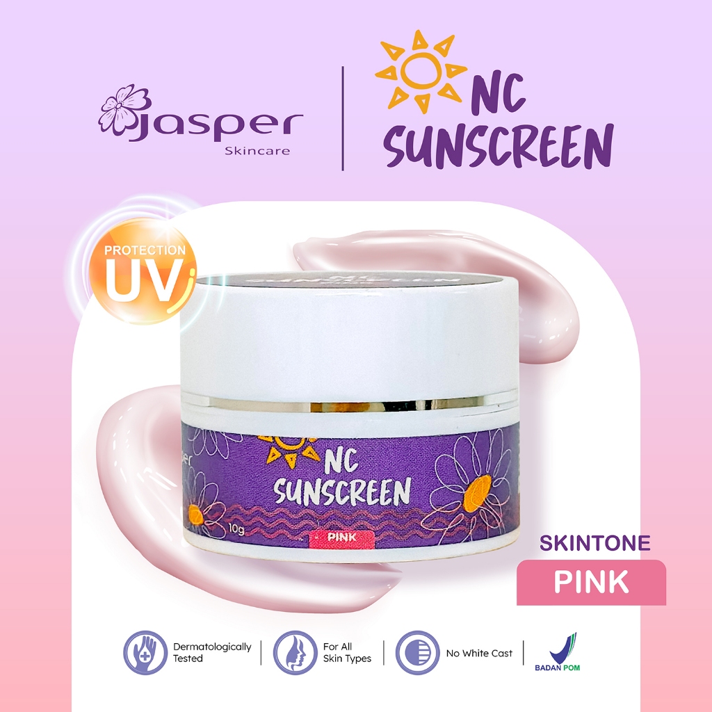 Jasper NC Sunscreen Skintone Pink  SPF50+ PA+++