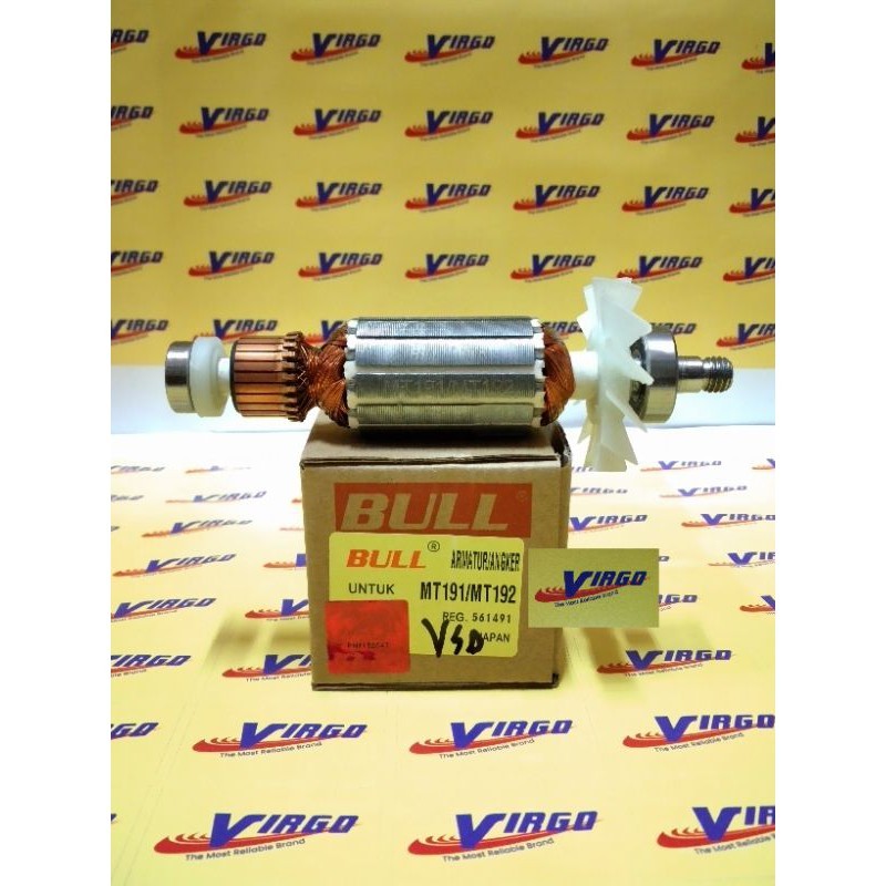 BULL ARMATURE MT191 MT192 ANGKER MESIN KETAM SERUT KAYU MAKTEC MT 191 192