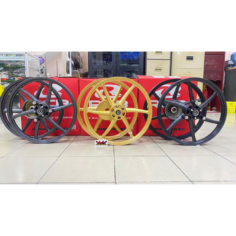 VELG AEROX PROMO | RCB RIM SP522/ VELG RACING BOY PALANG 6 AEROX V1 DAN V2 SIZE 140/160-17 DIJAMIN O