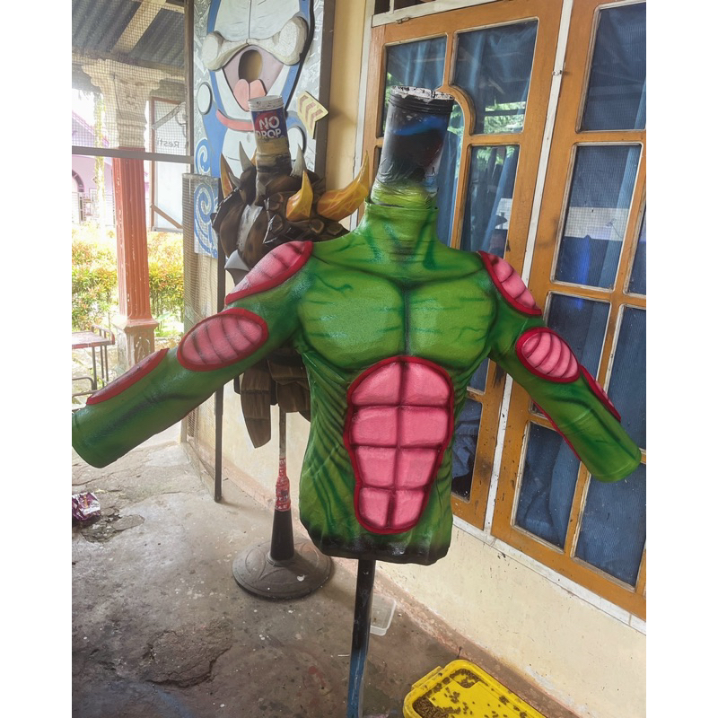 otot palsu karakter piccolo dragon ball cosplay