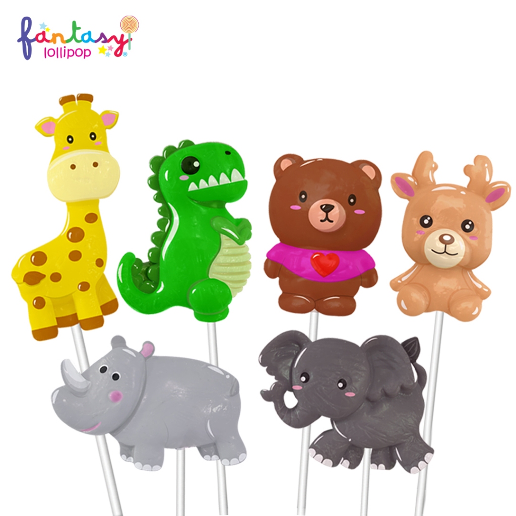 

Fantasy LolliZoo - Lollipop Bentuk Hewan 20gr