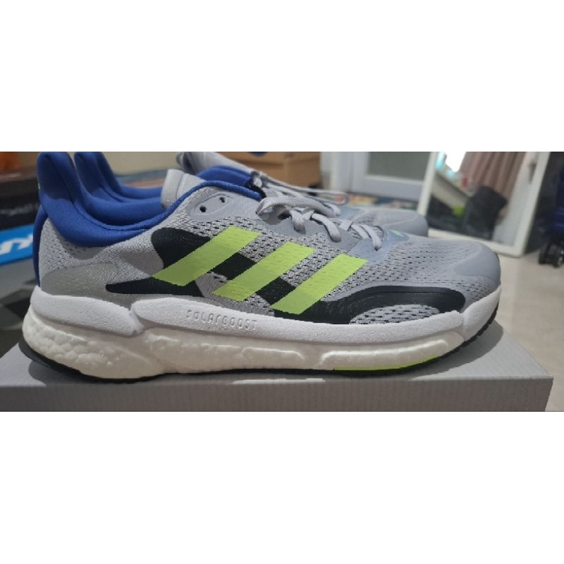 SEPATU ADIDAS SOLAR BOOST 3 M SILVER/SIGNAL GREEN/SONIC INK