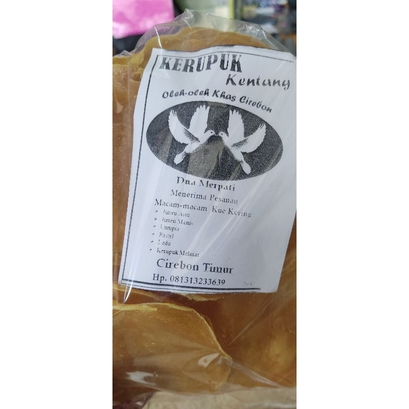 

keripik kentang khas cirebon mentah isi 10 pak