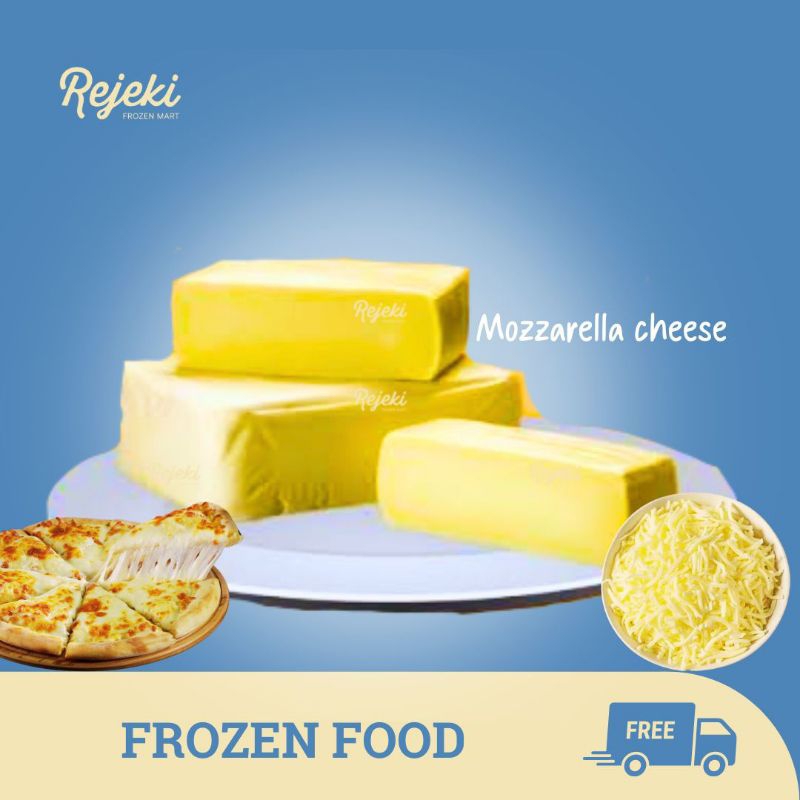 

Keju Pizza Mozzarella Cheese Repack - Rejeki Frozen Mart