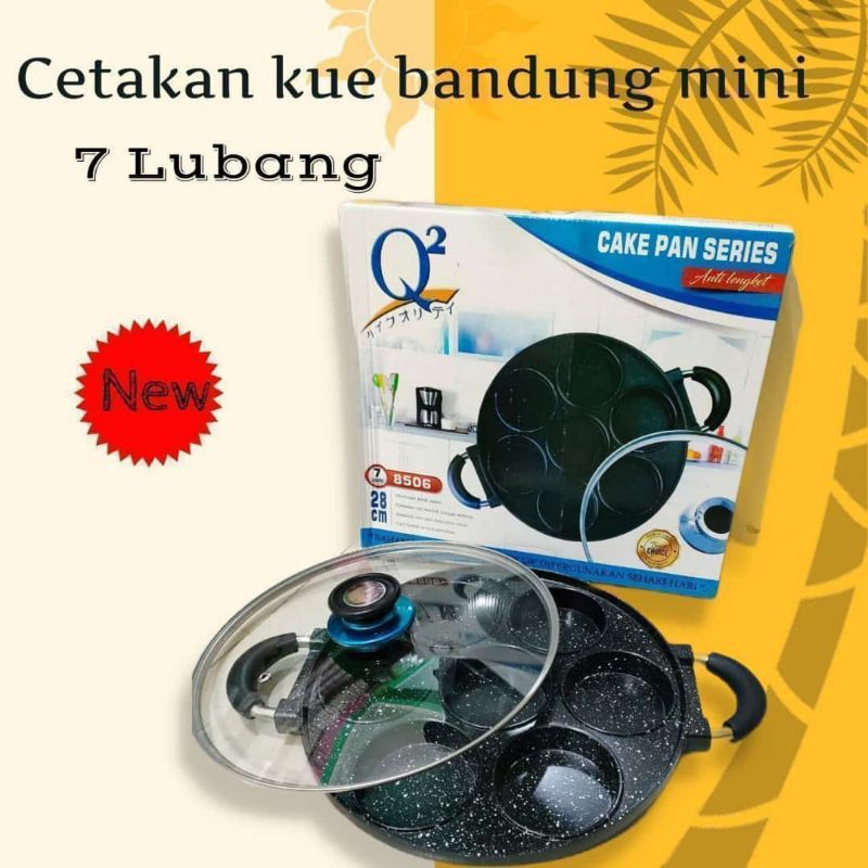 Cetakan Kue 7 Lubang Datar Q2-8506