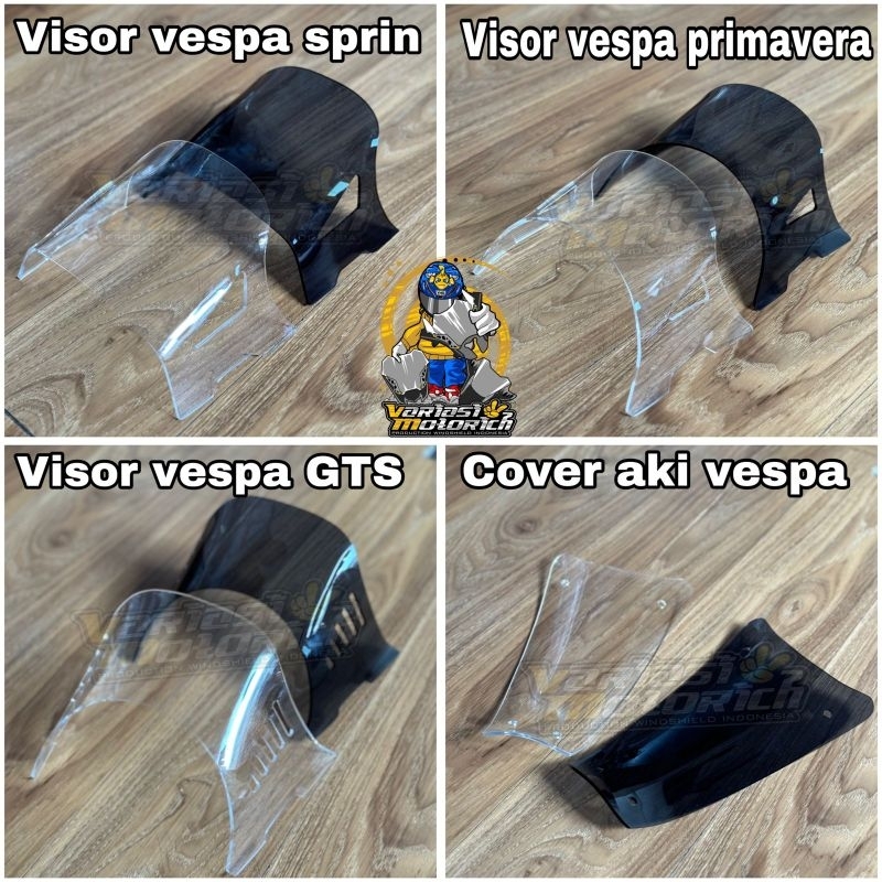 visor vespa metic - visor vespa sprin - cover aki vespa - visor vespa primavera - visor vespa GTS