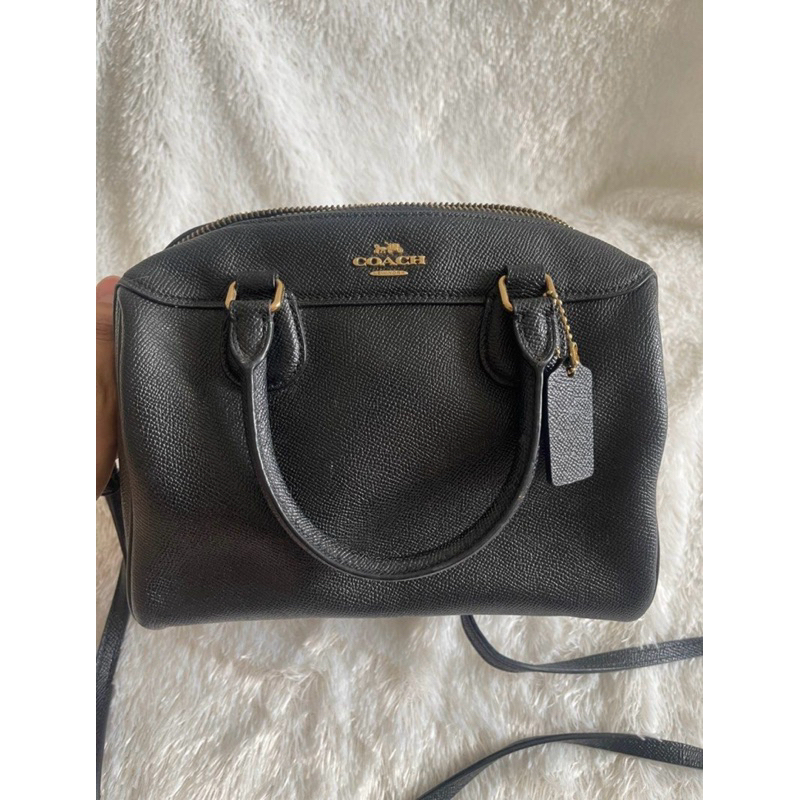 [PRELOVED] Tas Coach Mini Bennet Cross Grain Black