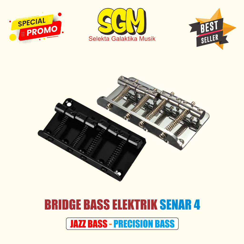 BRIDGE BASS ELEKTRIK SENAR 4 MODEL FENDER JAZZ BASS PRECISION BASS