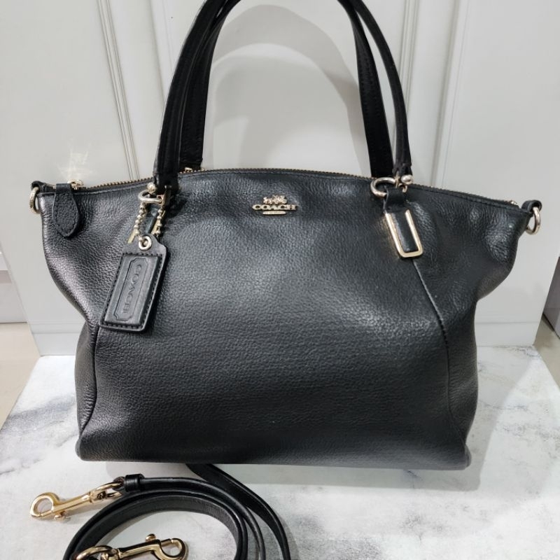 Coach Kelsey Satchel Black Original Preloved