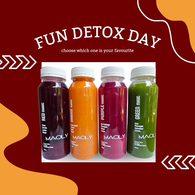 

Maoly Paket (8 Btl) Detox Cold Pressed Juice