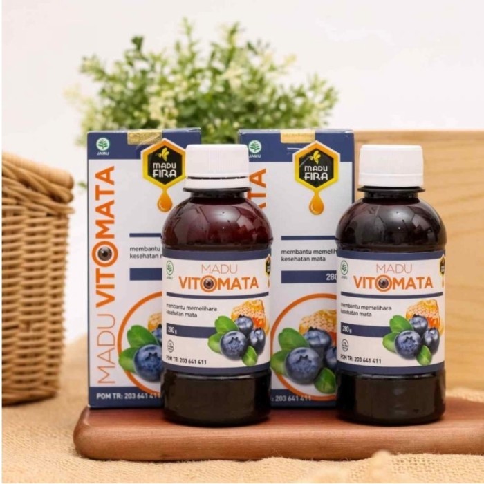 

Madu Vitomata 280gr membantu memelihara kesehatan mata Asli 100%