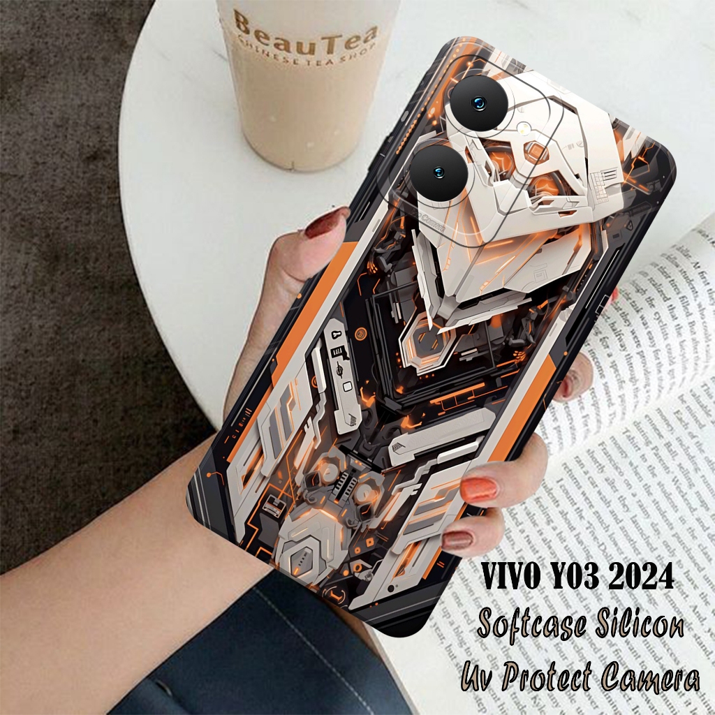 Case VIVO Y03 2024 - VIVO Y03 2024 Terbaru - Softcase  VIVO Y03 2024  - Softcase Pro Camera - Casing