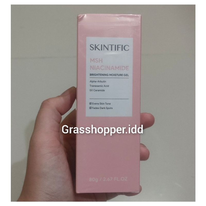 SKINTIFIC MSH niacinamide brightening moisturizer gel 80gram