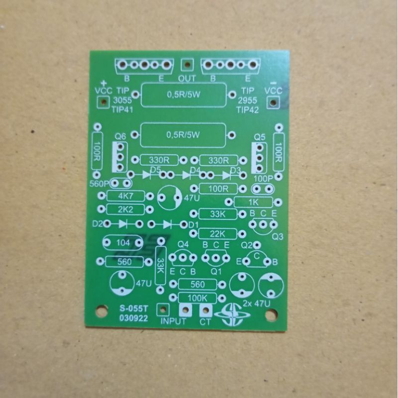Saturn S-055T PCB OCL 150W mono Power Amplifier