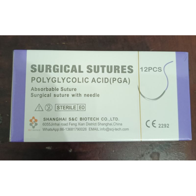 Benang Bedah pga poliglactin/ poliglicolic acid