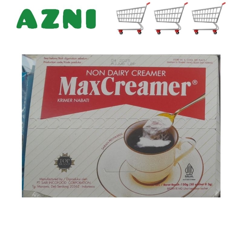 

Max Creamer / Krimer 3 gram x 50 Sachet