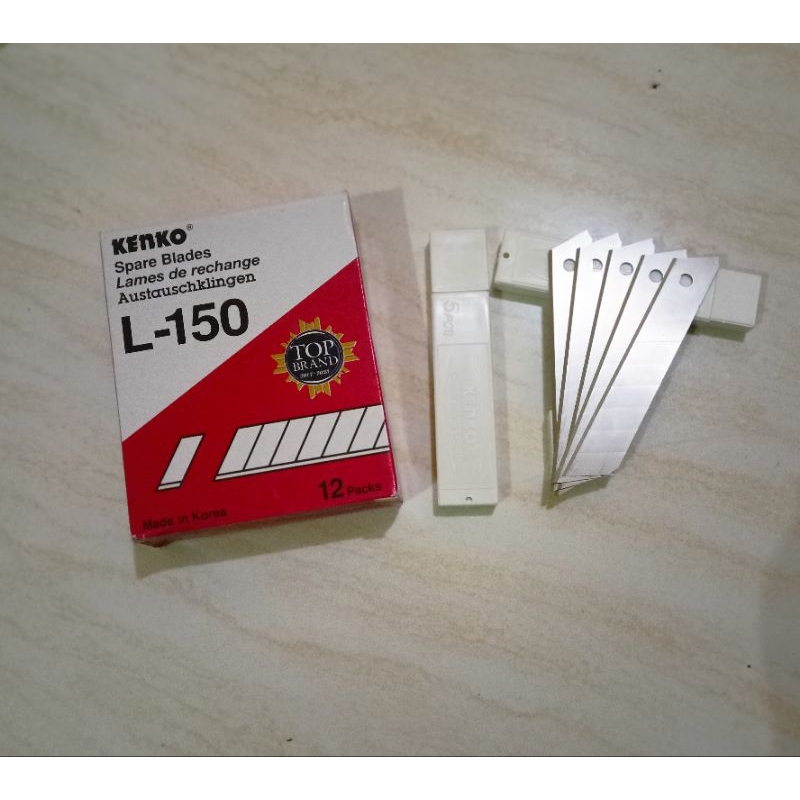 

(12 Tube) ISI CUTTER BESAR L-150 KENKO PERPAK