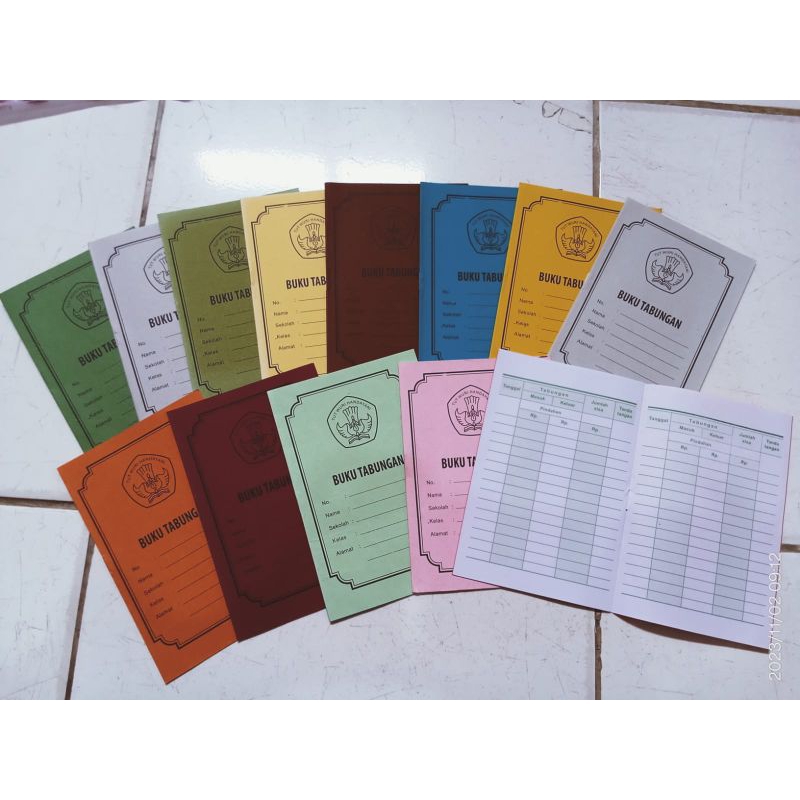 

(1 pcs) BUKU TABUNGAN ISI 6 LEMBAR