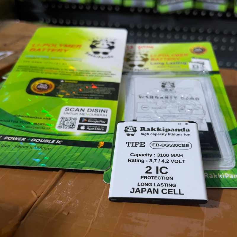 Baterai samsung grand prime j2 prime j2 pro j3 j3 pro j5 3100mAh double power G530 Original Raki-Pan