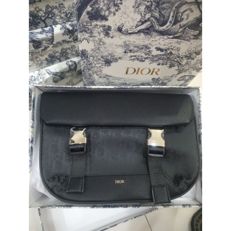 Tas selempang pria dior import mirror tas slempabg pria branded