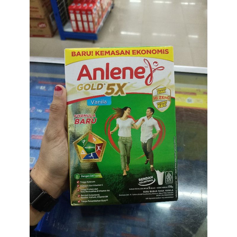 

PROMO TURUN HARGA ANLENE GOLD 5x 240GR SUSU TINGGI KALSIUM UNTUK NUTRISI TULANG & RENDAH KOLESTEROL