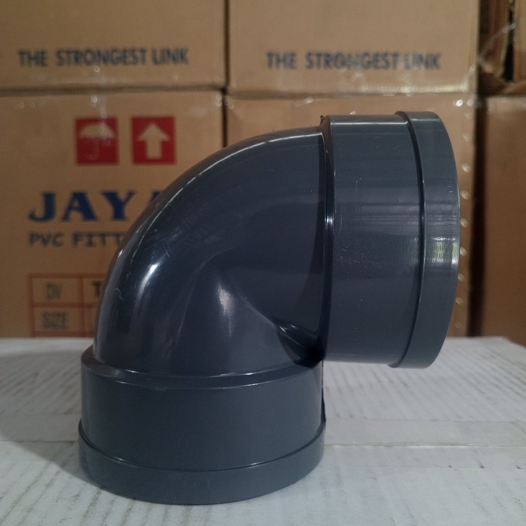 Jaya Sambungan Pipa PVC Elbow DV 3 Inci