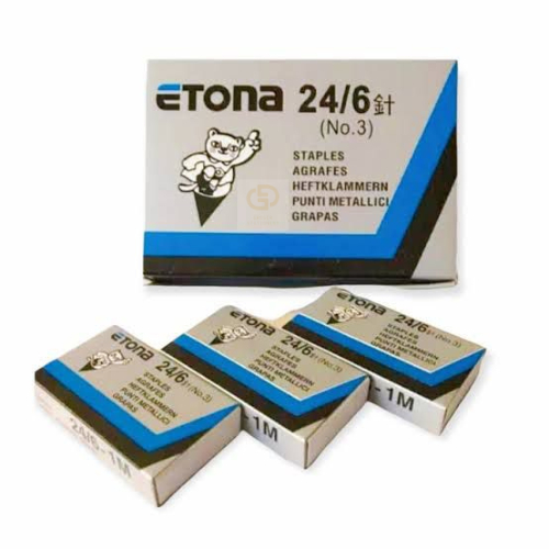 

Staples Etona 24/6 Isi Hekter No. 3 (1 Pack isi 20 kotak kecil)