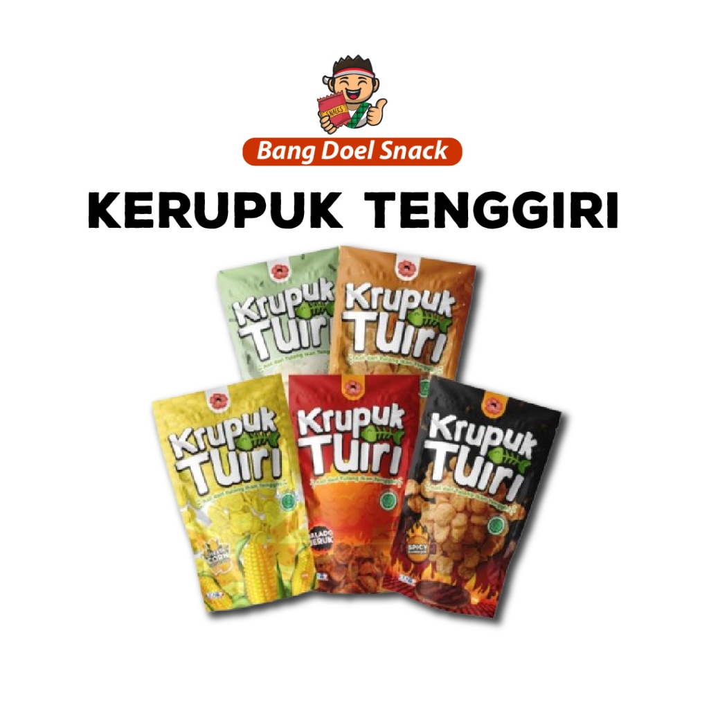 

Krupuk Tuiri - Kerupuk Tulang Ikan Tenggiri 70g