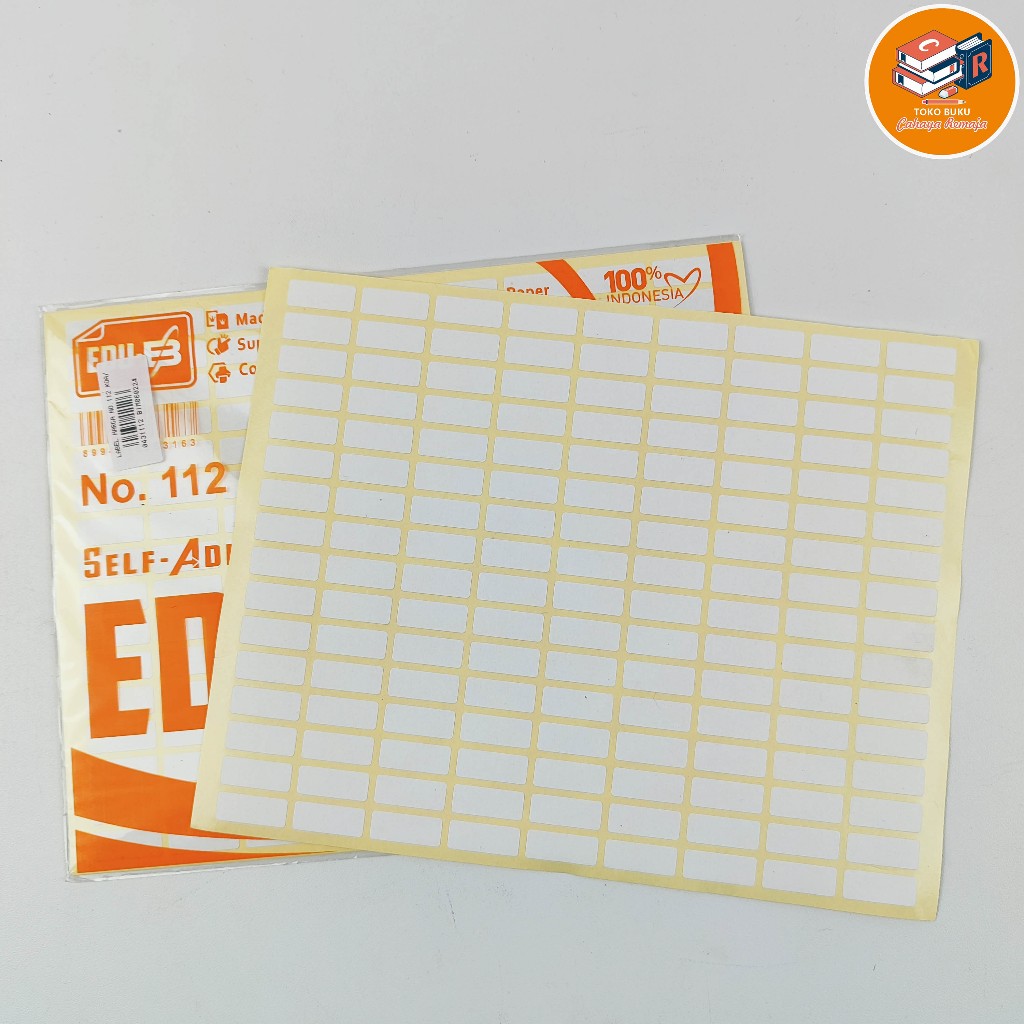 

Stiker Label harga Edu-b No 112 1Pak isi 10 Lembar Label undangan Tempelan harga