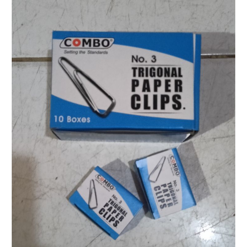 

(1 KOTAK KECIL) PAPER CLIP COMBO NO.3 SATUAN