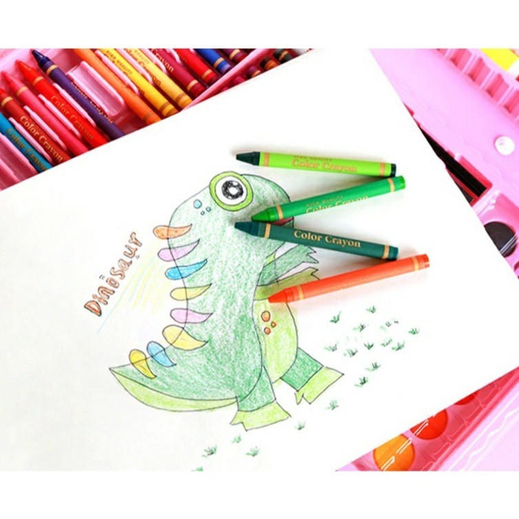 

Crayon Set Pensil Warna Cair Songket Karakter Isi 86 dengan Kuas dan Cat Air