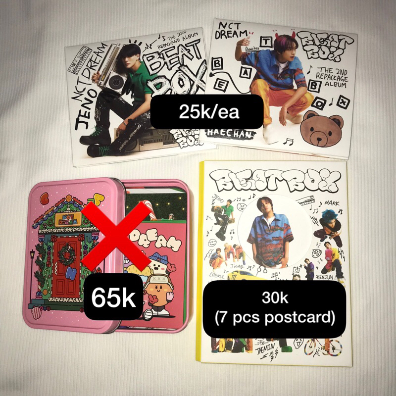 Album digipack postcard beatbox Jeno Haechan nct dream