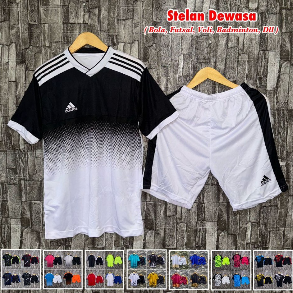 Borong Diskon   COD  STELAN BOLA DAN FUTSAL ADIDAS MURAH  BAJU OLAHRGA PRIA WANITA ADIDAS