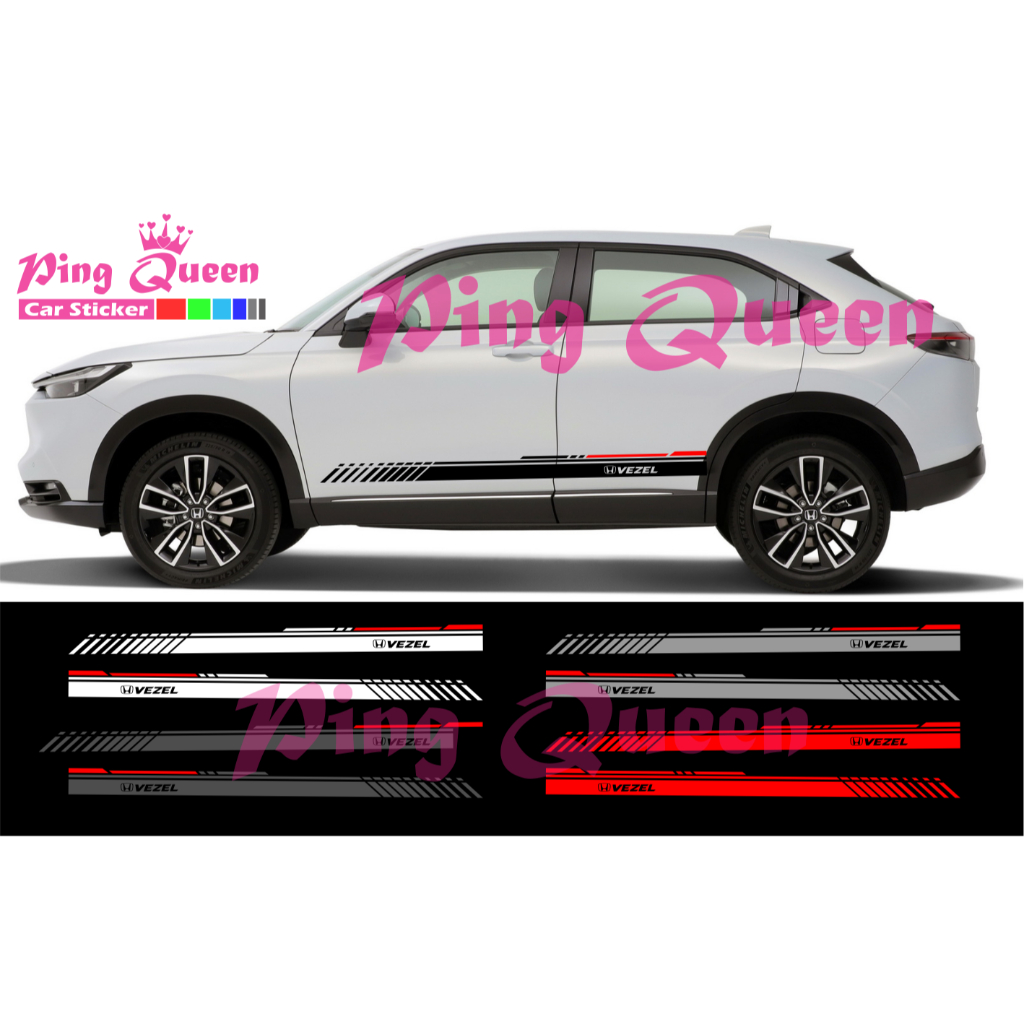 Sticker mobil vezel striping sticker list mobil honda vezel